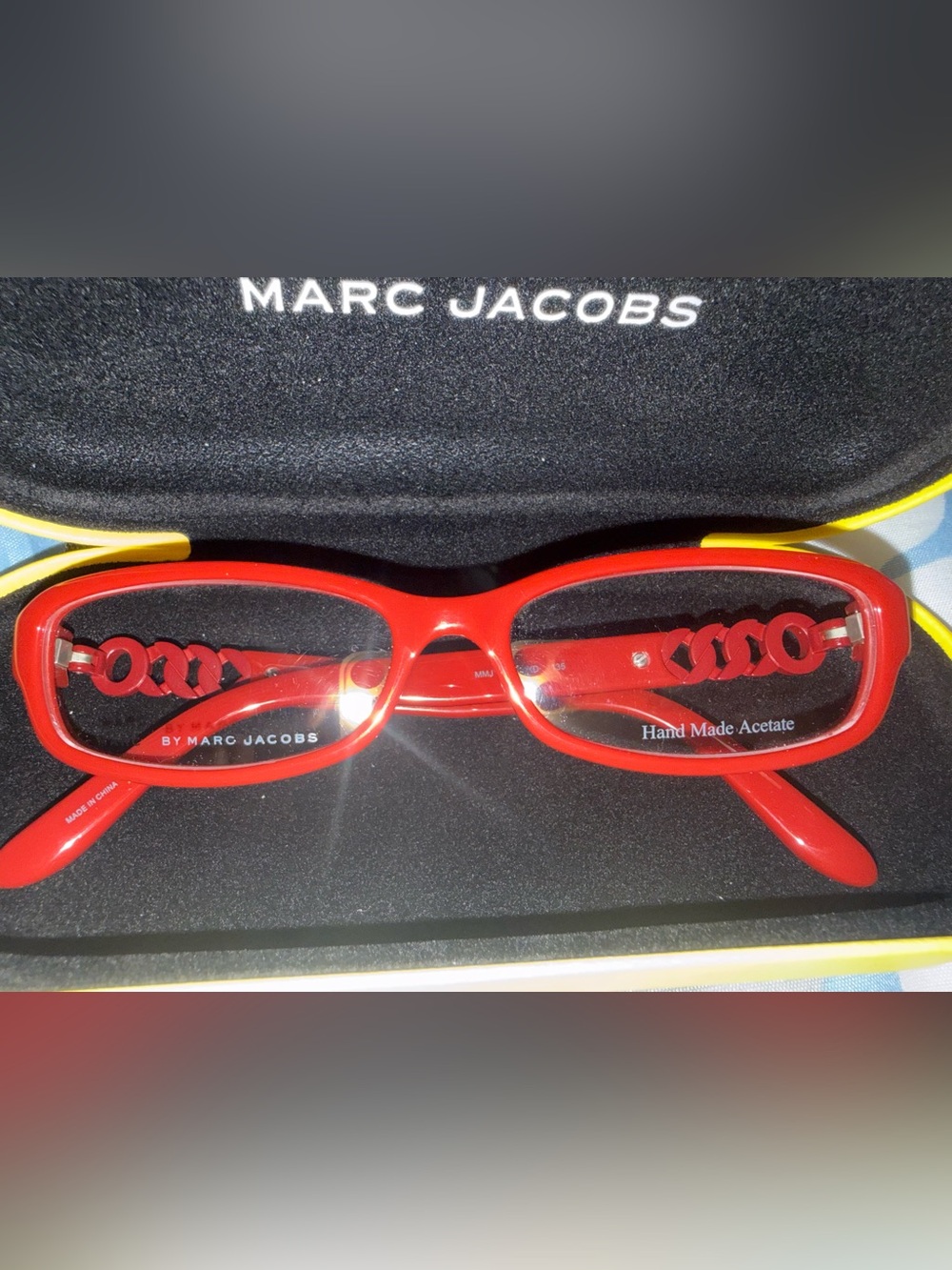 Authentic Marc Jacobs Red Eyeglass Frames MMJ 542 EXD